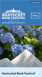 Mobile Screenshot of nantucketbookfestival.org